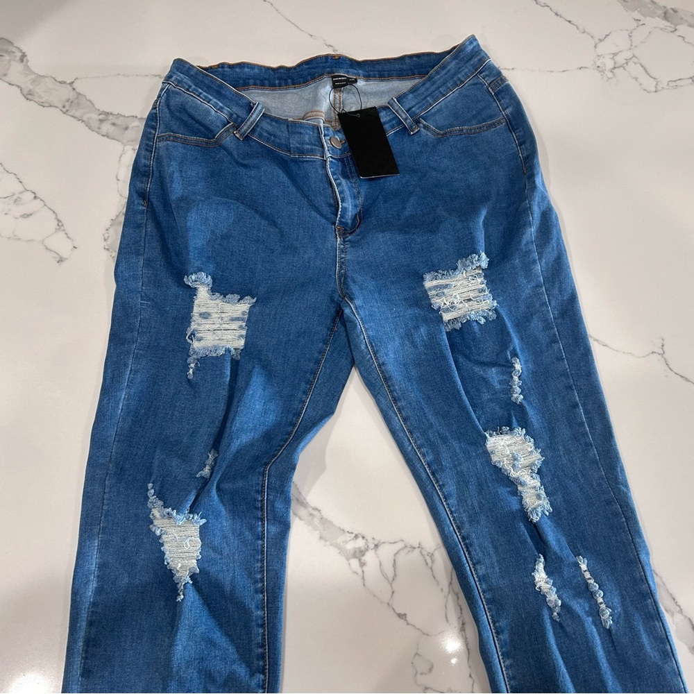 SHEIN XXL Crop Jeans